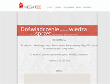Tablet Screenshot of megatec.pro